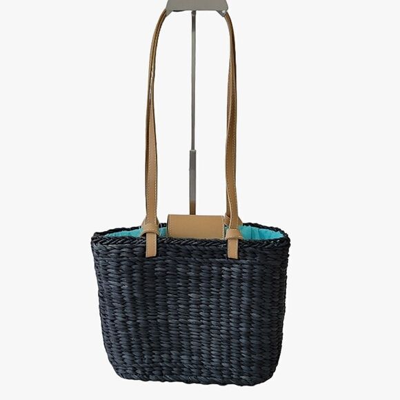 Rosetti Black Woven Floral Embroidered Shoulder Purse - Picture 3 of 7